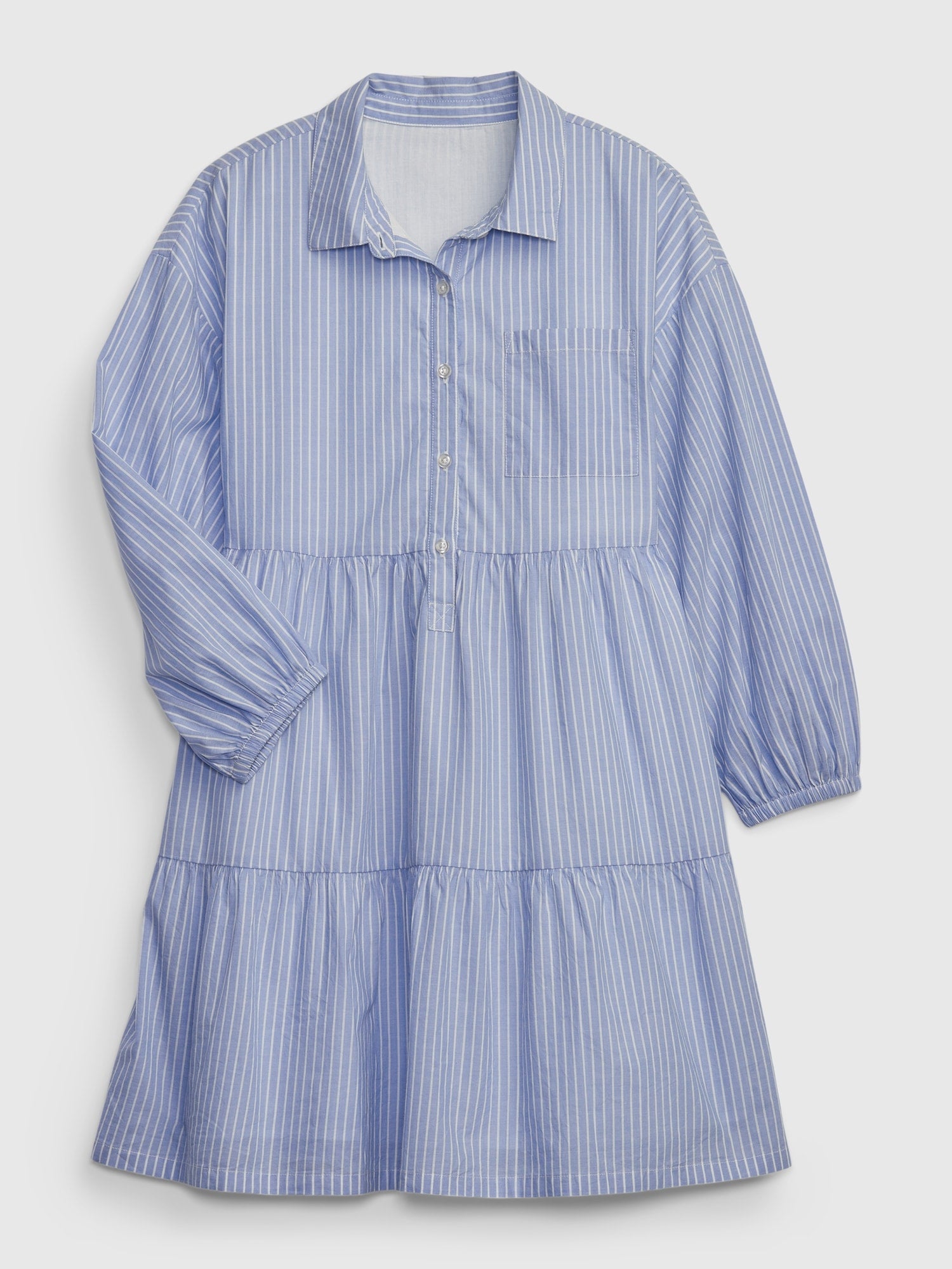 Kids Tiered Shirtdress