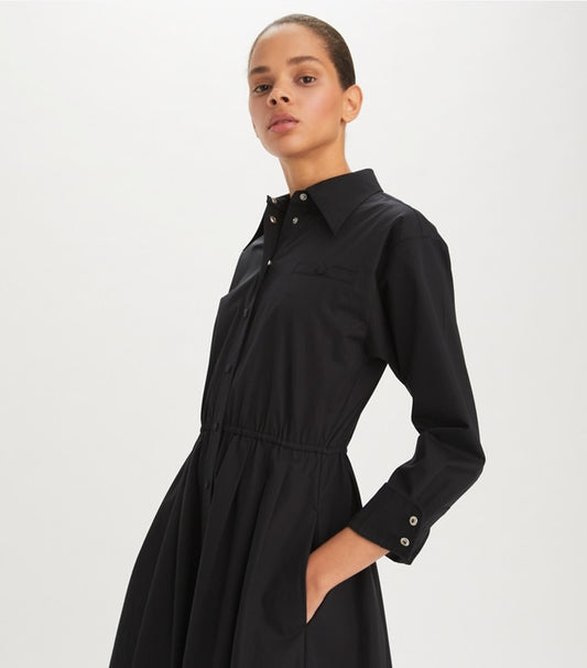 COTTON POPLIN ELEANOR DRESS