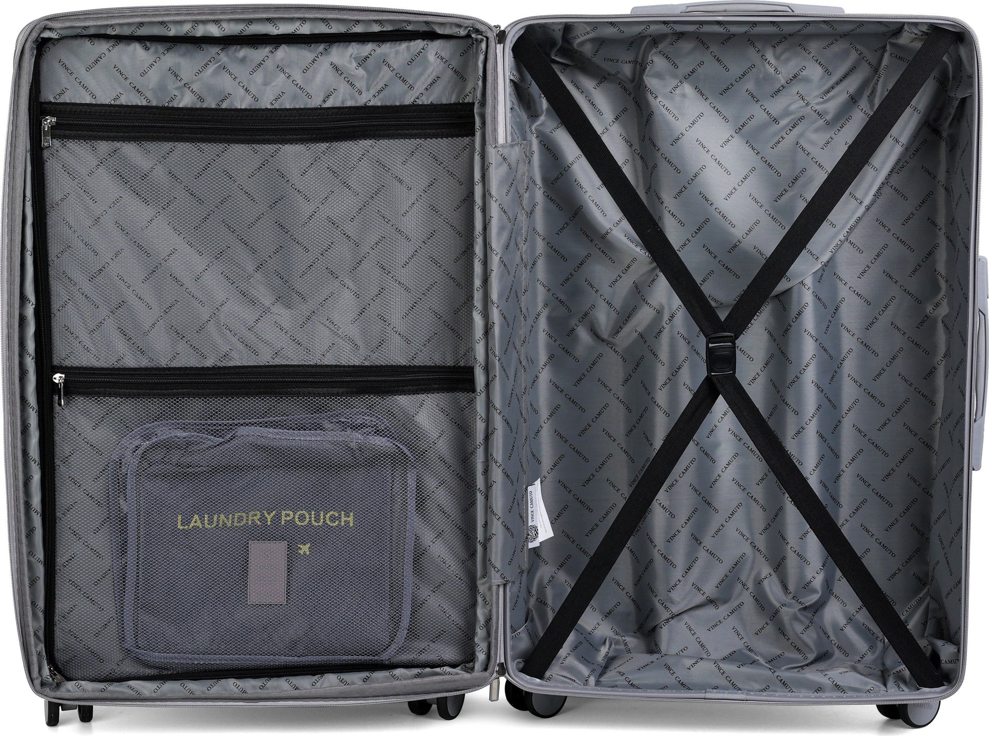 Vince Camuto Zeke 28" Hardshell Spinner Suitcase, Alternate, color, SILVER
