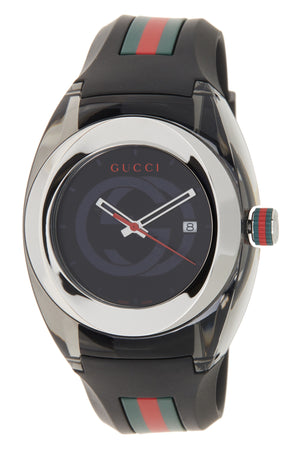 Gucci Unisex Sync Rubber Strap Sport Watch, 46mm, Main, color, NO COLOR