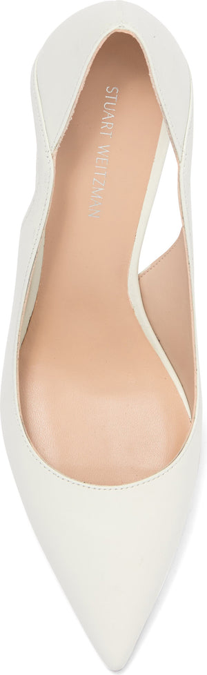 STUART WEITZMAN Mariposa Cutout Pump, Main, color, WHITE