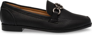 ANNE KLEIN Arlette Loafer, Alternate, color, BLACK TUMBLED