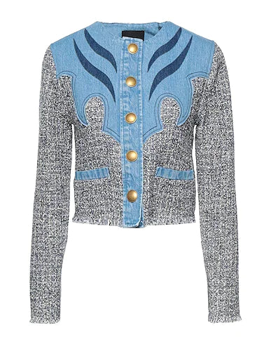 PINKO Blazer Blue 82% Cotton, 15% Acrylic, 3% Polyamide