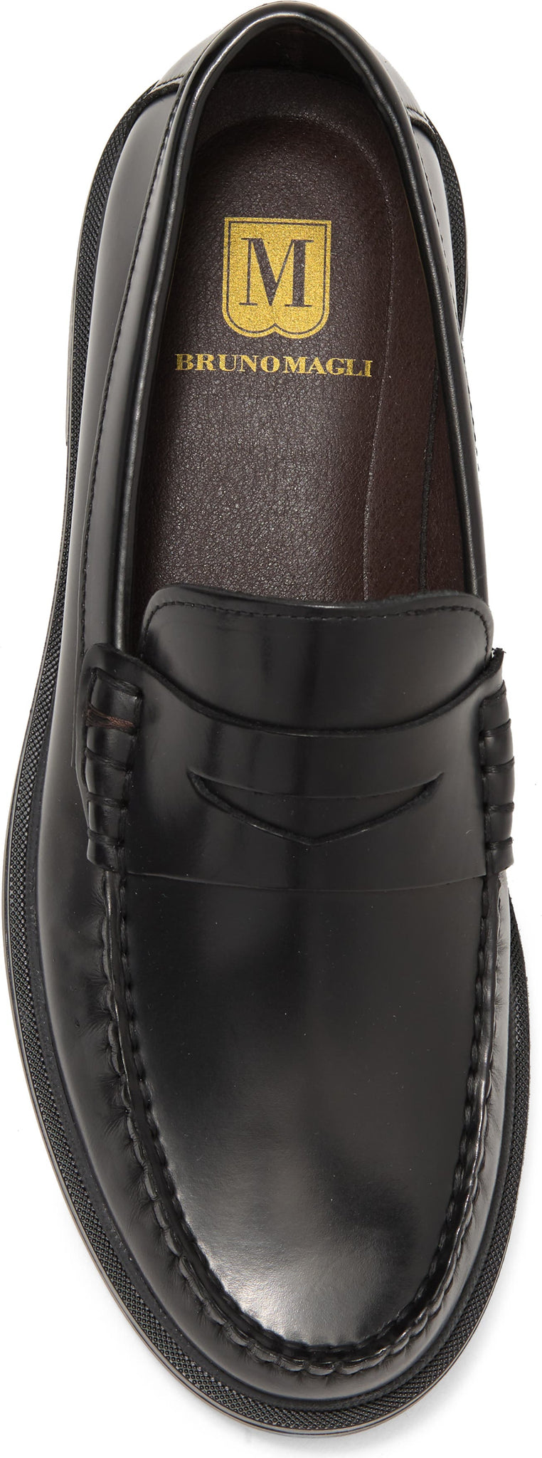 Bruno Magli Mello Penny Loafer, Alternate, color, BLACK