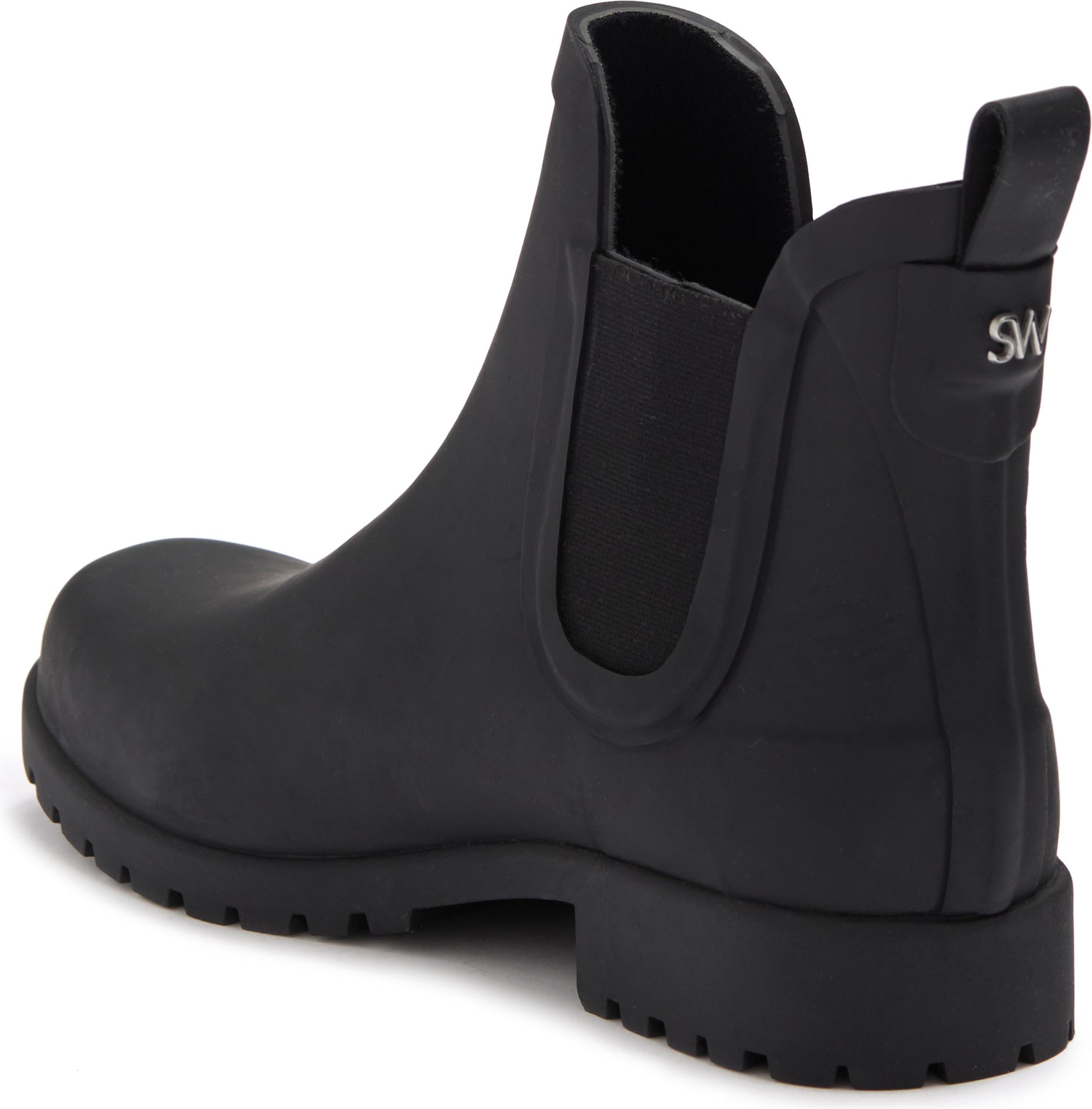 STUART WEITZMAN Reign Rubber Rain Boot, Alternate, color, BLACK