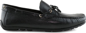 MARC JOSEPH NEW YORK Somerville Leather Moccasin, Alternate, color, BLACK GRAINY