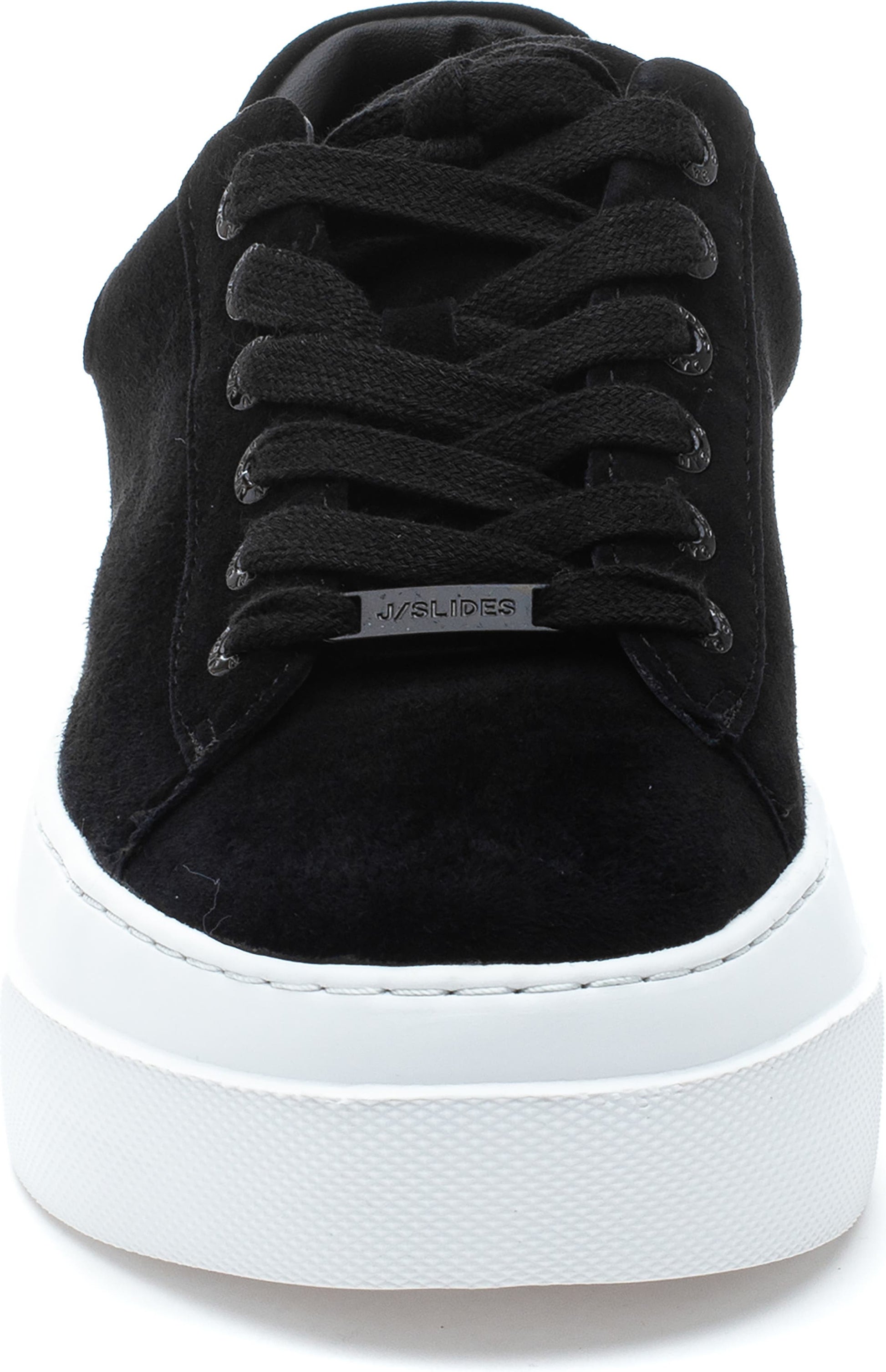 J/SLIDES NYC JSlides Amanda Platform Sneaker, Alternate, color, BLACK SUEDE