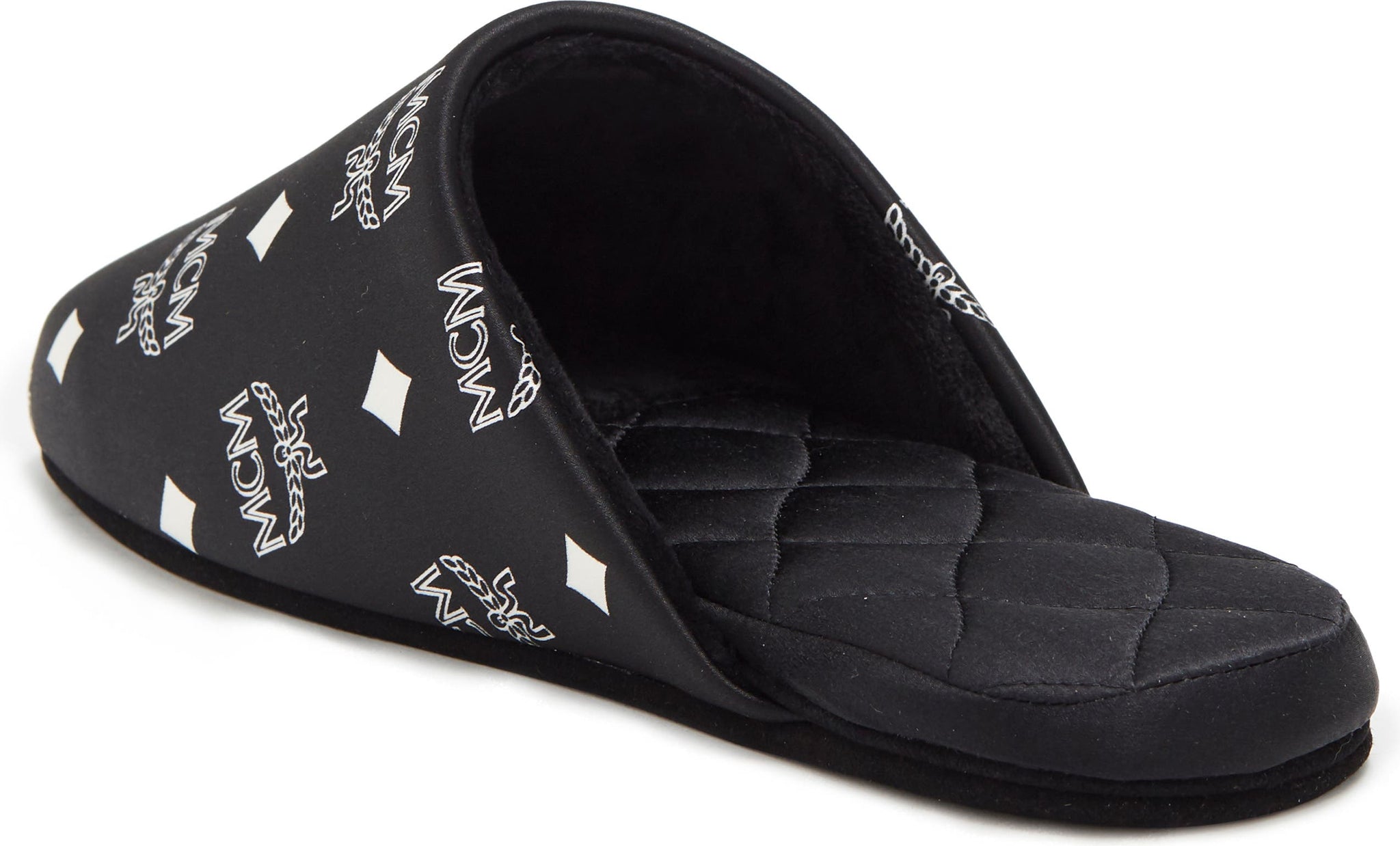 MCM Visetos Room Slipper, Alternate, color, BLACK