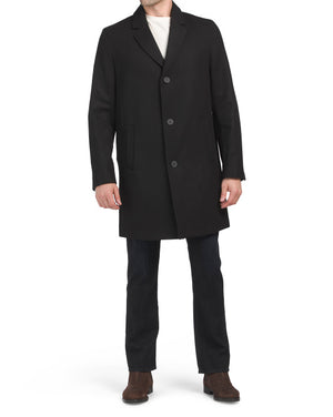 Wool Melton Classic Topper Coat