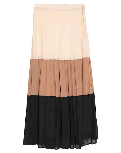 KAOS Midi skirt Beige 100% Polyester