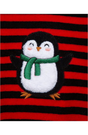 LITTLE ME Penguin Sweater & Pants Set, Alternate, color, BLACK