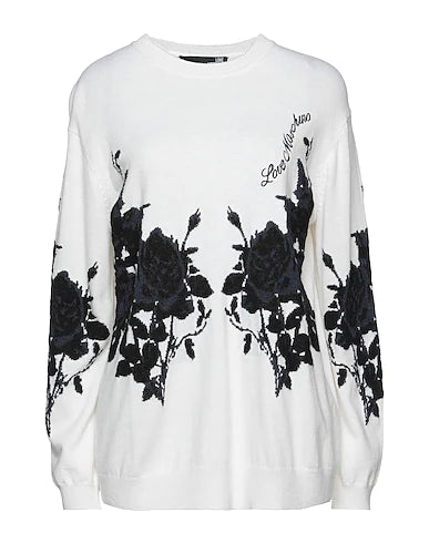 LOVE MOSCHINO Sweater Ivory 34% Polyamide, 32% Synthetic fibers, 29% Wool, 3% Cashmere, 2% Alpaca wool
