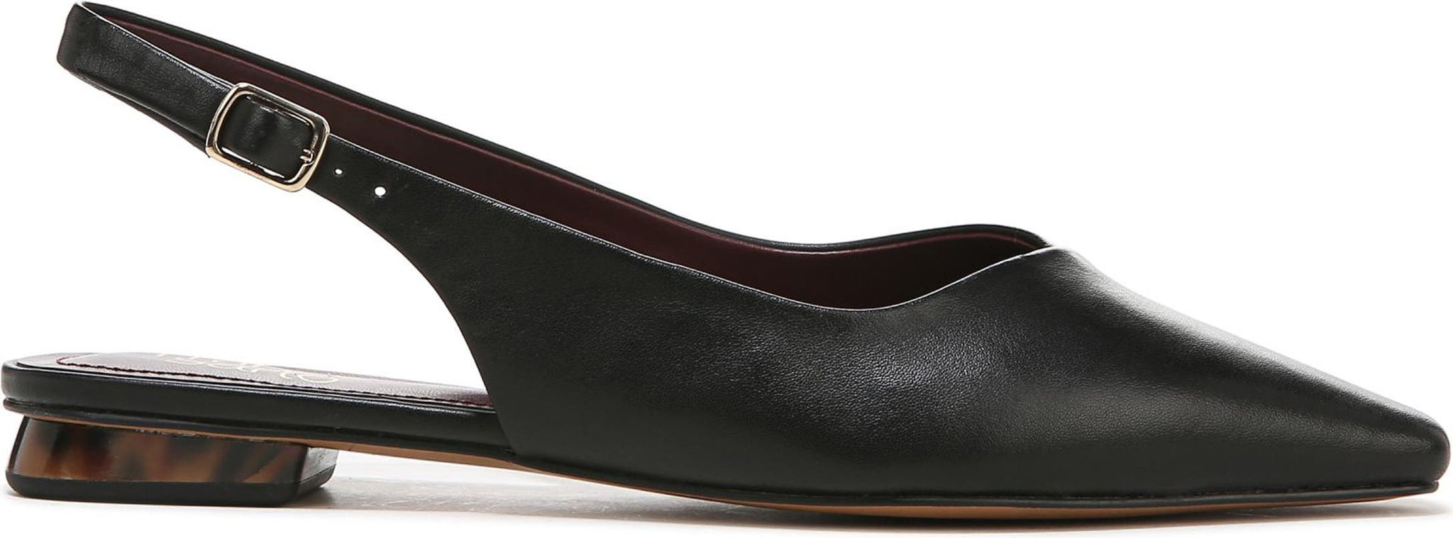 FRANCO SARTO Raena Snip Toe Slingback, Alternate, color, BLACK