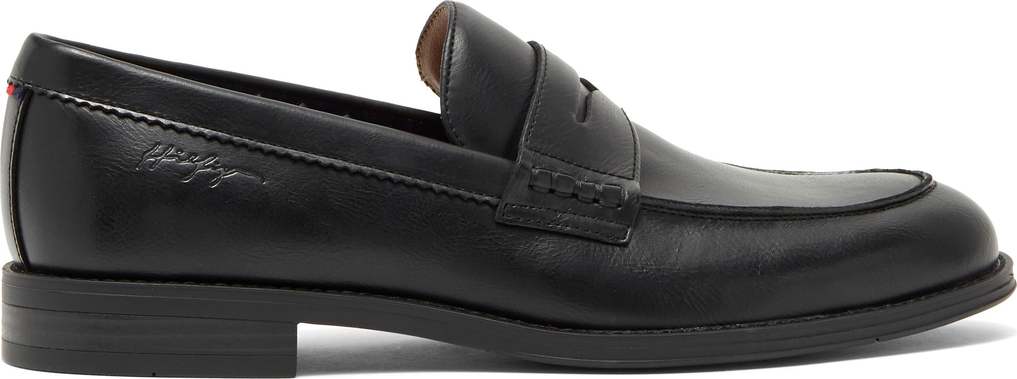 Tommy Hilfiger Penny Loafer, Alternate, color, BLACK