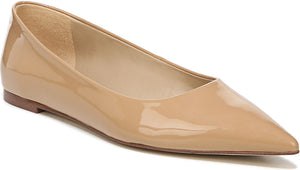 SAM EDELMAN Wanda Pointed Toe Flat, Main, color, GOLDEN SAND PATENT