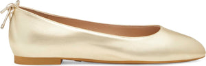 Stuart Weitzman Tieback Flat, Alternate, color, PLATINO