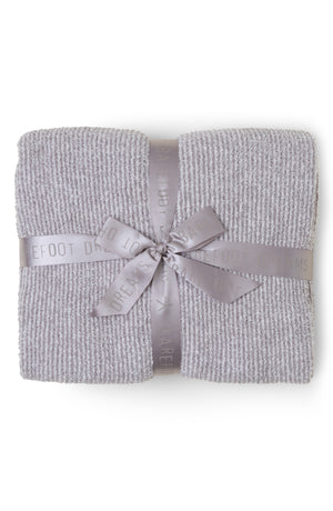 Barefoot Dreams<sup>®</sup> CozyChic<sup>™</sup> Microstripe Blanket, Alternate, color, BEACH ROCK-ALMOND