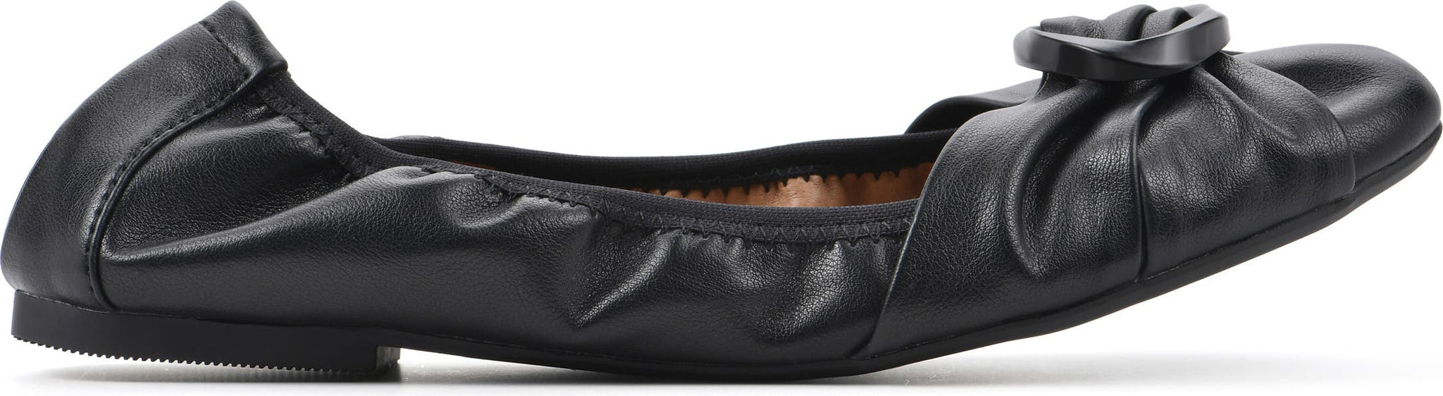 WHITE MOUNTAIN FOOTWEAR Santi Ballet Flat, Alternate, color, BLACK/ SMOOTH