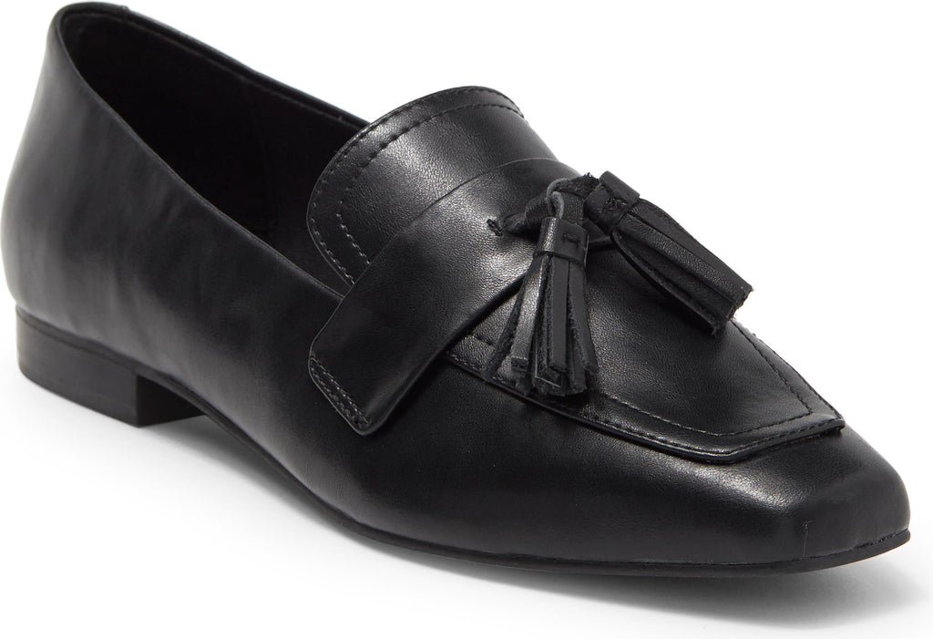 STEVE MADDEN Resilient Tassel Loafer, Main, color, BLACK LEATHER