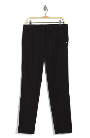 BOSS Crigan Straight Leg Trousers, Alternate, color, BLACK