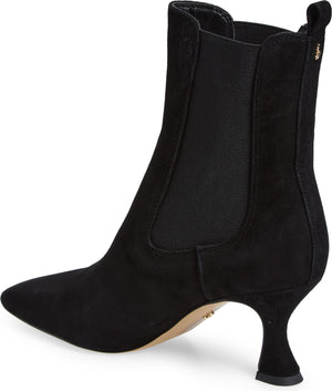 SAM EDELMAN Lani Square Toe Chelsea Boot, Alternate, color, BLACK