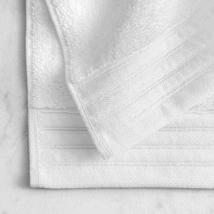 image 6 of Hotel Style Egyptian Cotton Towel 10-Piece Set, White