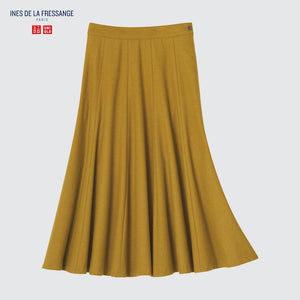 Wool Blend Flare Skirt (Ines de la Fressange)