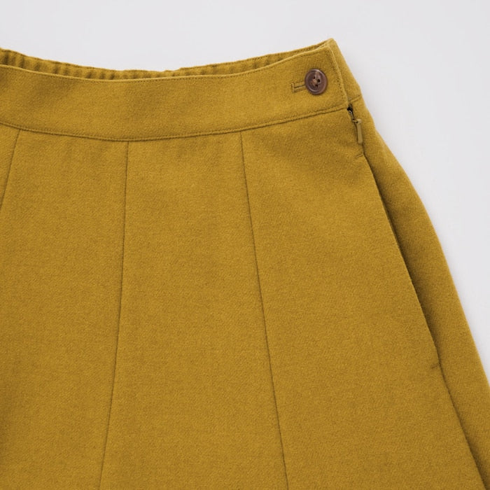 Wool Blend Flare Skirt (Ines de la Fressange)