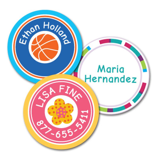 Medium Round Labels - 36 labels