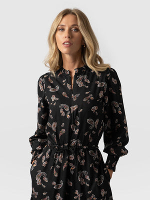 Olivia Zip Up Dress - Kashmir Paisley