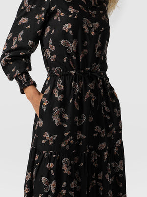 Olivia Zip Up Dress - Kashmir Paisley