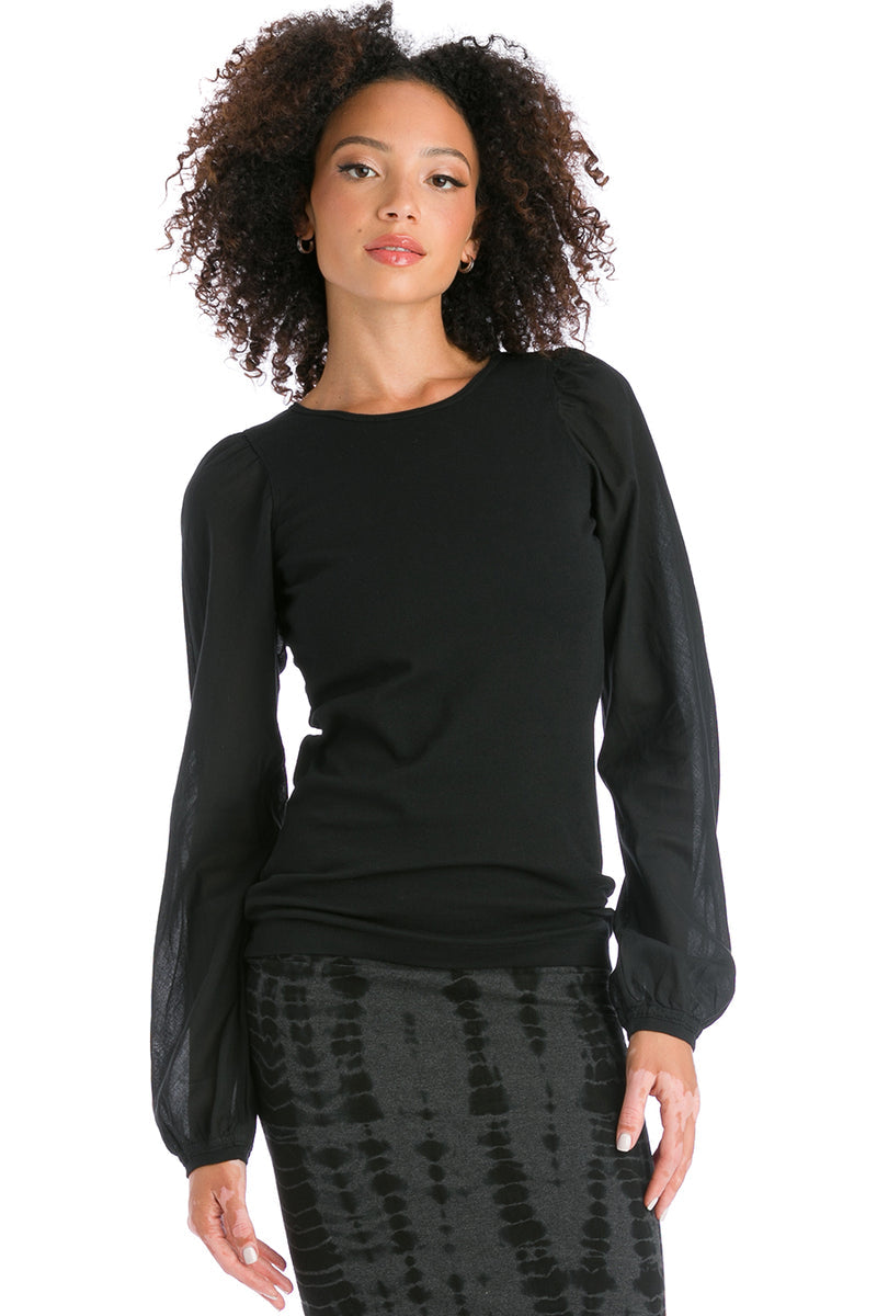 Long Sleeve Puff T