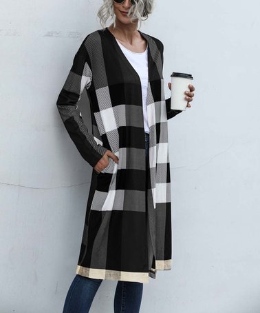 Arpeggio Knitwear | Cinnamon Beige Cable-Knit Pocket Open Cardigan - Women & Plus