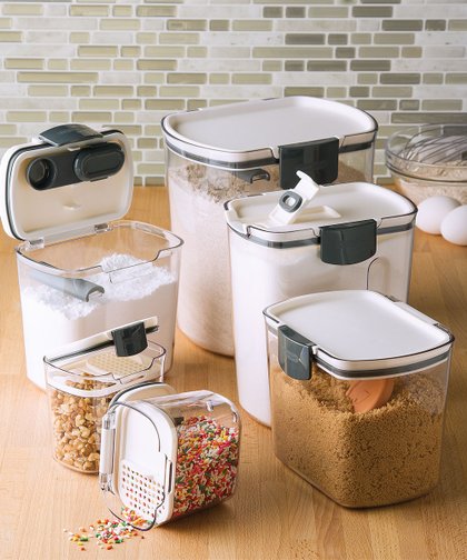 Progressive | Sugar & Flour 6-Piece Baker's Container Set